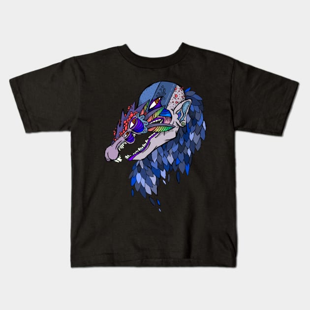 Boa Head Kids T-Shirt by mothammer